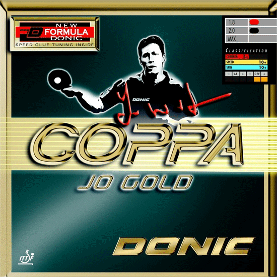 Donic Coppa JO Gold Rubber