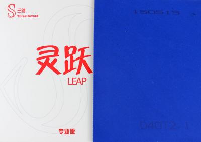 Three Sword Leap Pro (National Blue Sponge) Rubber